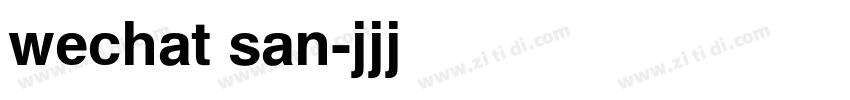 wechat san字体转换
